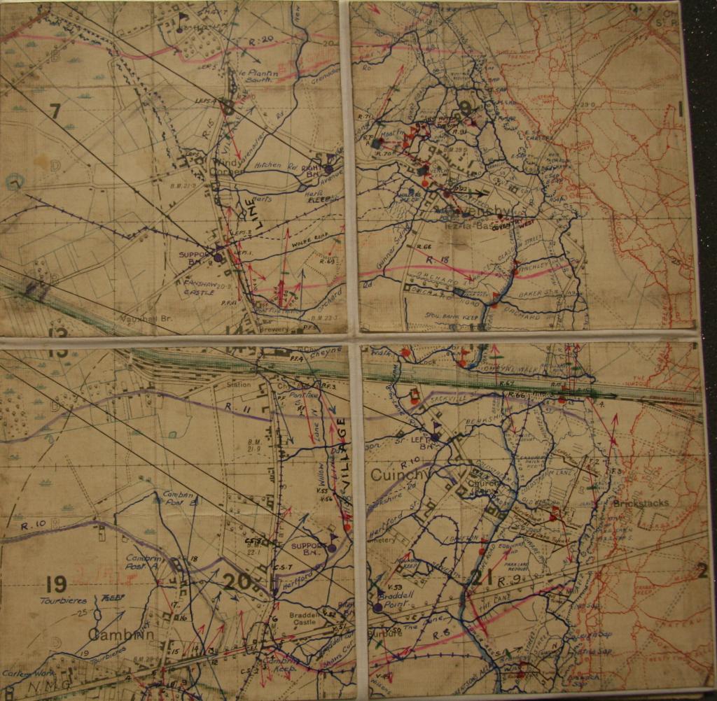 http://1914-1918.invisionzone.com/forums/index.php?showtopic=198547 Image of a map of Cuinchy showing Pont Fixe